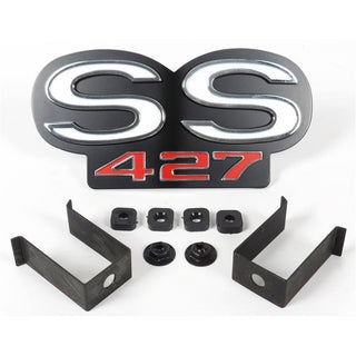 1969 Chevy Camaro SS 427 Grille Emblem, For RS Grille - Classic 2 Current Fabrication
