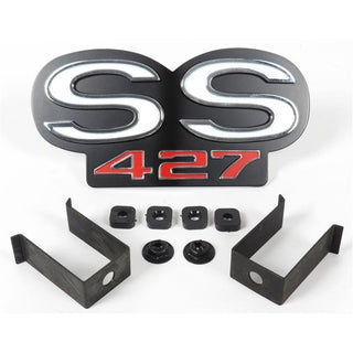 1969 Chevy Camaro SS 427 Grille Emblem, For RS Grille.