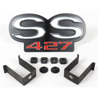 1969 Chevy Camaro SS 427 Grille Emblem, For RS Grille - Classic 2 Current Fabrication