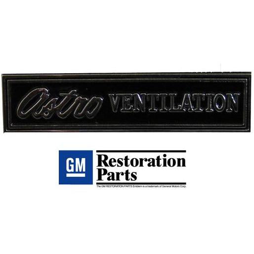 1969-1970 Chevy Camaro Astro Ventilation Dash Emblem.