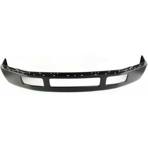 2005 Ford Excursion Front Bumper, Black, Without Fender Flare holes.