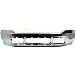 2000-2004 Ford Excursion Front Bumper, Chrome, With Pad and Valance Hole.