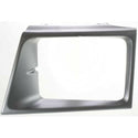 1997-2002 Ford Econoline Headlight Door LH, Silver, Sealed Beam Type.