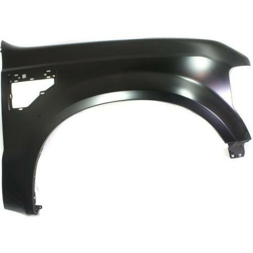 2008-2010 Ford F-350 Super Duty Fender RH, w/o Wheel Molding Hole-CAPA.