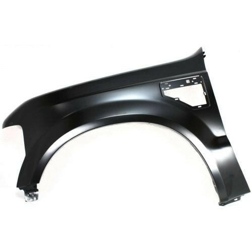 2008-2010 Ford F-350 Super Duty Fender LH, w/o Wheel Molding Hole.