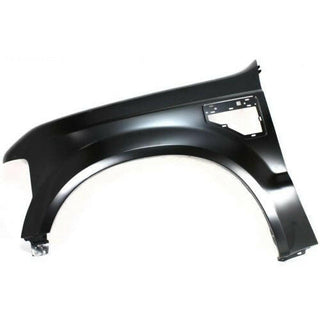 2008-2010 Ford F-350 Super Duty Fender LH, w/o Wheel Molding Hole.