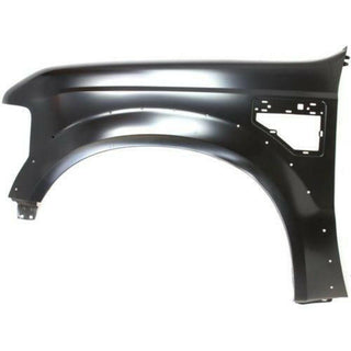 2008-2010 Ford F-450 Super Duty Fender LH, w/Wheel Molding Hole-CAPA.