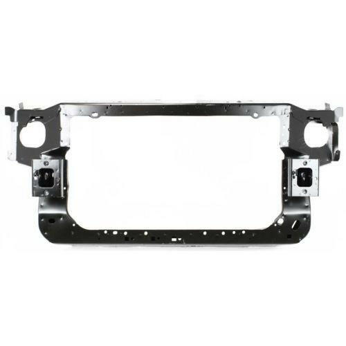 1999-2004 Ford Mustang Radiator Support, Assembly, Black, Steel.