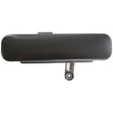 1992-2007 Ford Econoline Front Door Handle LH, Black, Metal, w/o Keyhole.