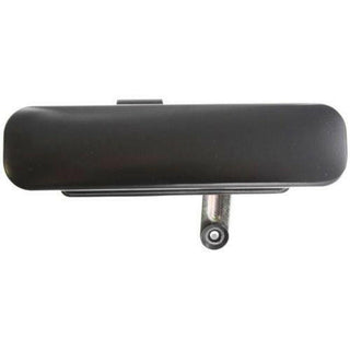 1992-2007 Ford Econoline Front Door Handle LH, Black, Metal, w/o Keyhole.