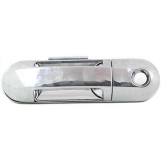 2002-2010 Mercury Mountaineer Front Door Handle LH, Outside, All Chrome, w/Keyhole.