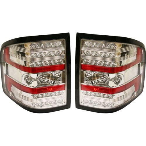 2004-2008 Ford F-150 Clear Tail Lamp, Lens And Housing, Led, Flareside - Classic 2 Current Fabrication