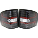2004-2008 Ford F-150 Clear Tail Lamp, Lens/Housing, Led, Carbon Fiber, Flareside.