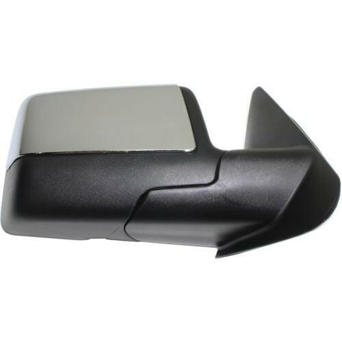 2006-2011 Ford Ranger Mirror RH, Power, Non-heated, Manual Folding, Chrome.
