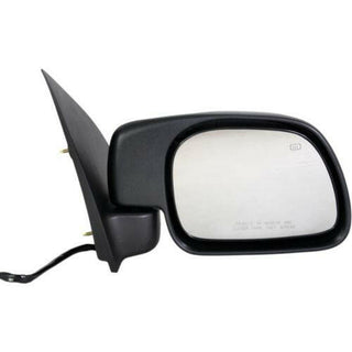 2000-2001 Ford Excursion Mirror RH, Power, Heated, Paddle Type, w/o Signal.