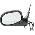 1993-1997 Ford Ranger Mirror LH, Power, Non-heated, Manual Fold, Textured.