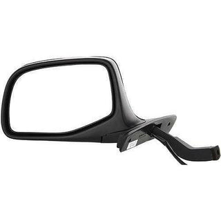 1992-1997 Ford F-150 Pickup Mirror LH, Power, Paddle Design, Black.
