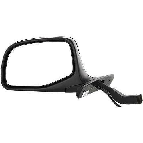 1992-1997 Ford F-250 Pickup Mirror LH, Power, Paddle Design, Black.