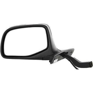 1992-1997 Ford F-250 Pickup Mirror LH, Power, Paddle Design, Black.