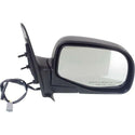 1998-2005 Ford Ranger Mirror RH, Power, Non-heated, Manual Fold, Textured.