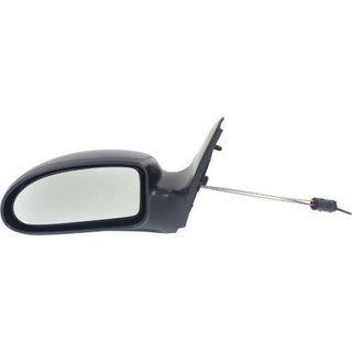 2000-2002 Ford Focus Mirror LH, Manual Remote, Non-heated, Non-fold, Textured.