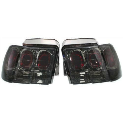 1999-2004 Ford Mustang Tail Lamp, Smoke Lens, Altezza Style, One Set.