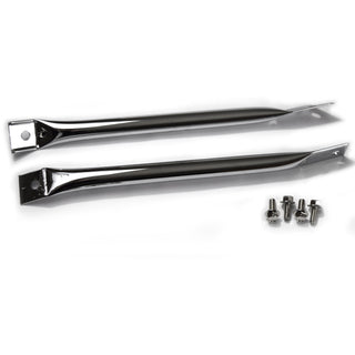 1970-1981 Chevy Camaro Front Fender Brace Pair Chrome.