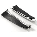 1968-1972 Chevy Chevelle Fender Molding, Upper Rear At Windshield, Pair.