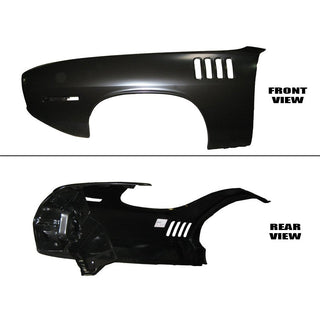 1971 Plymouth Barracuda Front Fender w/Louver Holes LH.