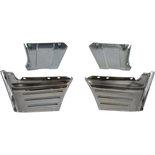 1956 Chevy One-Fifty Series Fender Extension w/Brackets Pair.