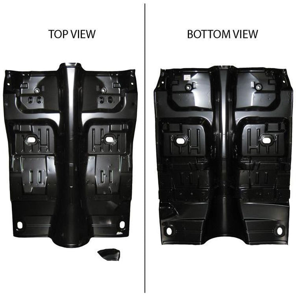 1970-1973 Pontiac Firebird Floor Pan Assembly Auto Trans W/O Braces W/O Parking Brake Cable Cover.