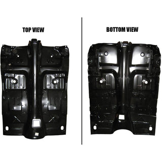 1970-1974 Chevy Camaro Floor Pan Assembly Manual Trans With Braces and Torque Box Braces.