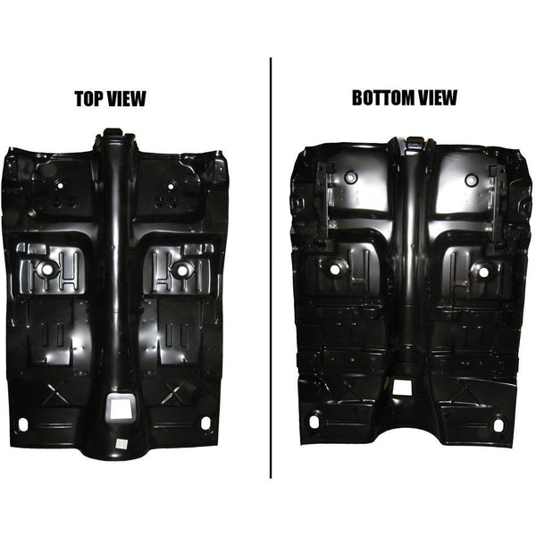 1970-1974 Chevy Camaro Floor Pan Assembly Manual Trans With Braces and Torque Box Braces.