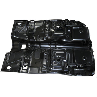 1975-1981 Chevy Camaro Floor Pan Assembly Manual Trans With Braces and Torque Box With Transmission Hump.
