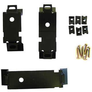 1964-1965 Chevy El Camino Console Mounting Bracket Set Manual Trans 3 Piece Set.