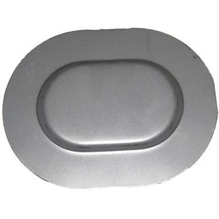 1961-1966 GMC 1500 Series Pickup Floor Pan Drain Plug Cover, Galvanized.