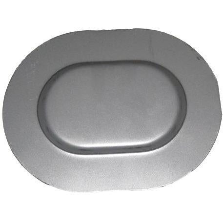 1967-1977 GMC K15 Suburban Floor Pan Drain Plug Cover, Galvanized.