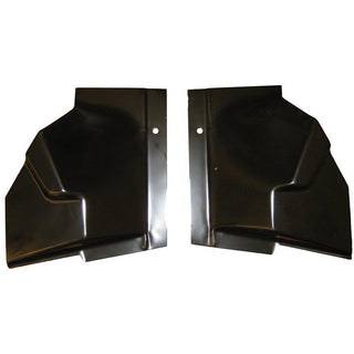 1964-1967 Chevy Chevelle Floor To Rear Seat Divider Support Bracket Pair - Classic 2 Current Fabrication