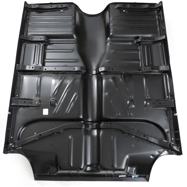 1955-1957 Chevy Bel Air 2 Door Hardtop Complete Floor Pan With Braces.