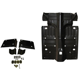 1965-1968 Ford Mustang Convertible Floor Pan Complete With Seat Platforms.