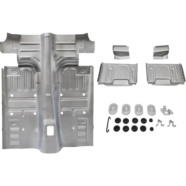 1969-1970 Ford Mustang Complete Floor Pan With Seat Platforms.