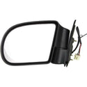 1998-2005 Chevy Blazer Mirror LH, Power, Heated, Manual Fold, Textured.