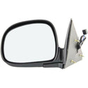 1998-2005 Chevy Blazer Mirror LH, Power, Non-heated, Manual Folding.