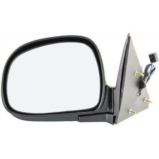 1998-2005 Chevy Blazer Mirror LH, Power, Non-heated, Manual Folding.