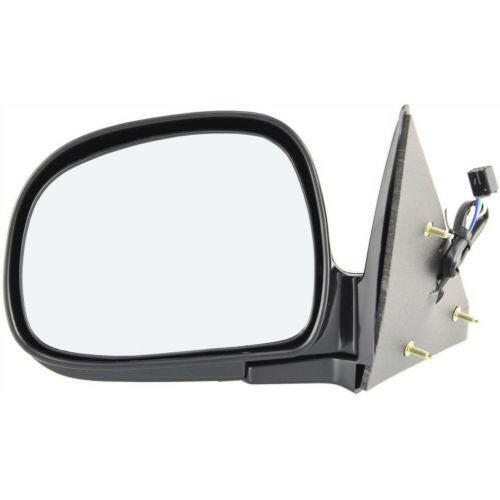 1998-2004 Chevy S-10 Pickup Mirror LH, Power, Non-heated, Manual Fold.