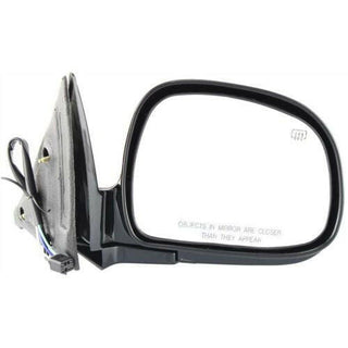 1998-2005 Chevy Blazer Mirror RH, Power, Heated, Manual Folding.