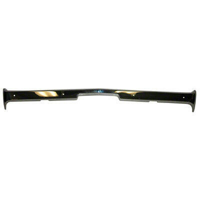 1970-1971 Dodge Challenger BUMPER FACE BAR FRONT, CHROME, UP TO 6/71, w/o JACK SLOTS.