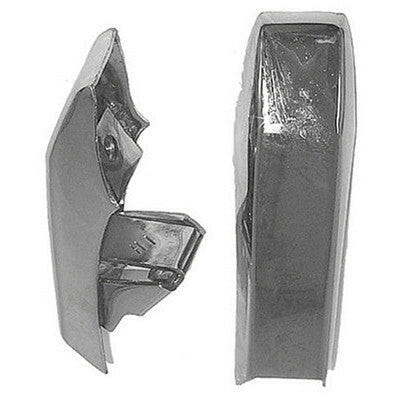 1970-1972 Dodge Challenger BUMPER GUARD REAR, PAIR, WITHOUT CUSHIONS.