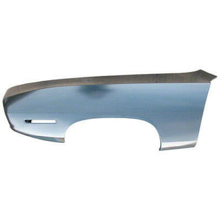 1971 Plymouth Barracuda DRIVER SIDE FRONT FENDER w/o 'GILLS' FOR STANDARD BARRACUDA.