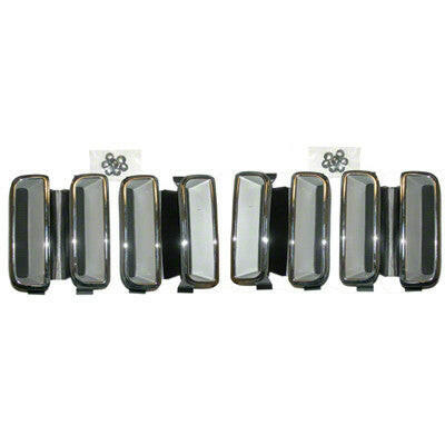 1971 Plymouth Barracuda FENDER LOUVER FRT 12PC SET 12-PIECES PLUS HARDWARE FOR ONE CAR.